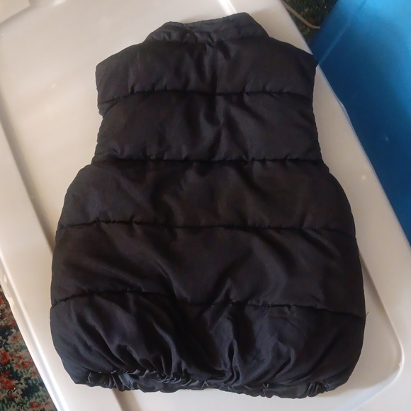 Justice black puffer vest - Picture 2 of 2